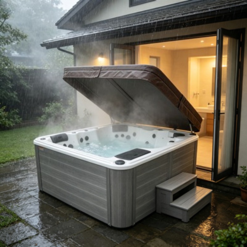 Home Bathroom Jacuzzi - 7 Person Hot Tub Spa Whirlpool