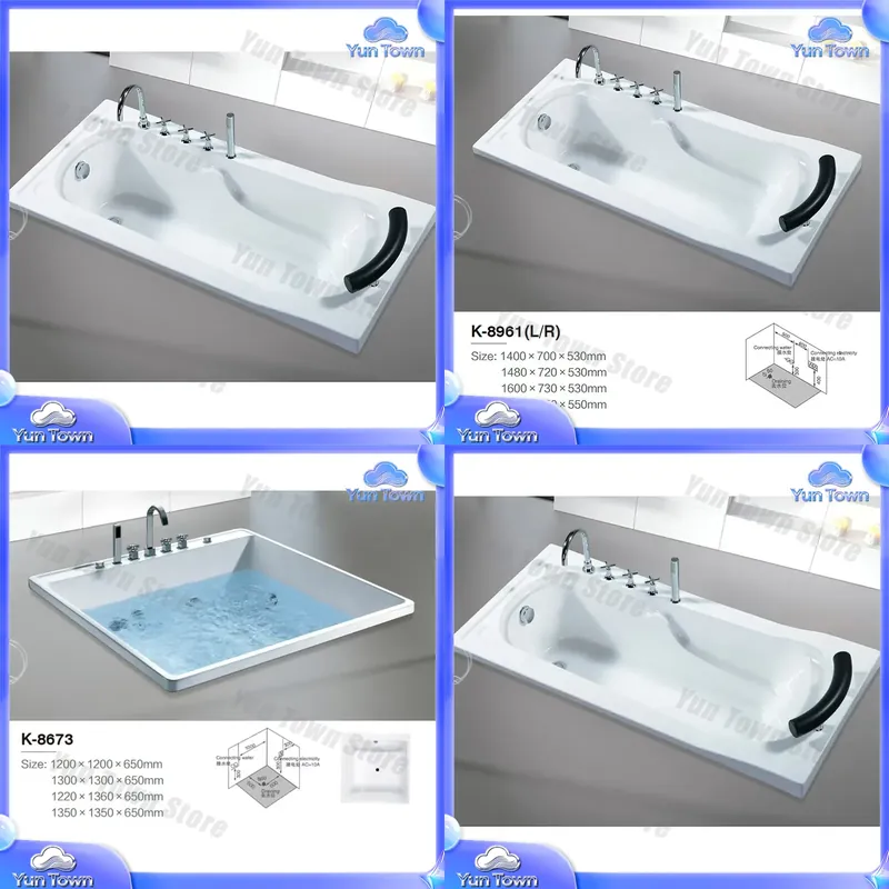 Single Soaking Hot Tub for Hom - Home Bathroom Jacuzzi 评论和价格