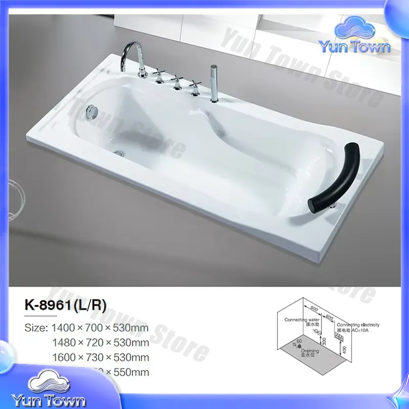 Single Soaking Hot Tub for Hom - Home Bathroom Jacuzzi 评论和价格