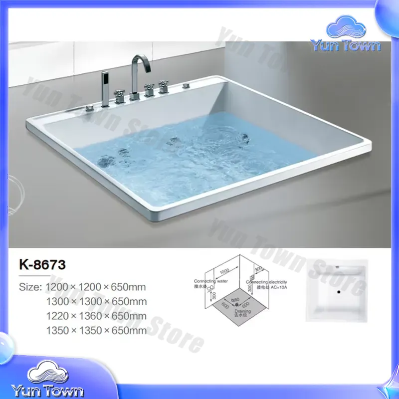 Single Soaking Hot Tub for Hom - Home Bathroom Jacuzzi 评论和价格