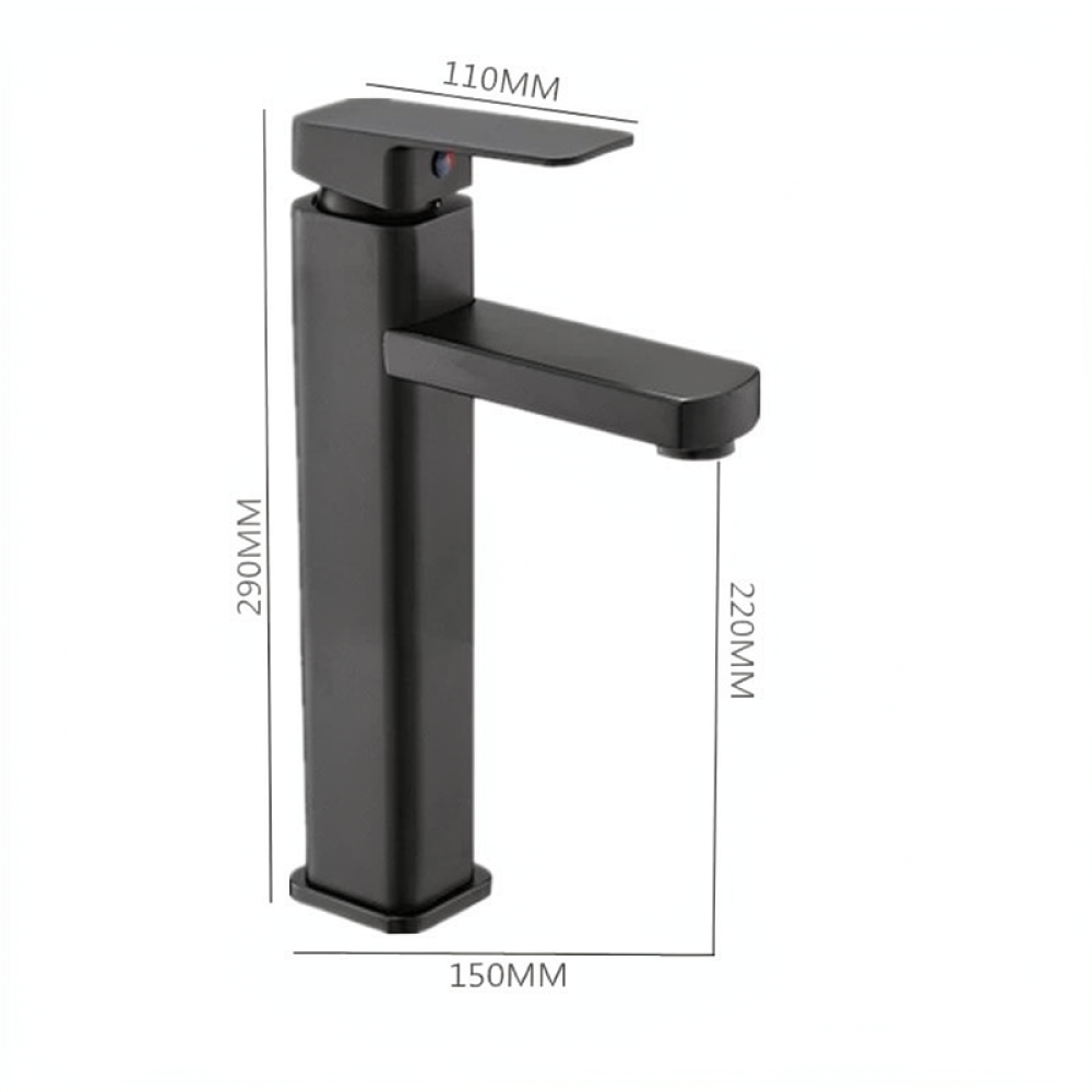 Stylish Square Bathroom Vessel - Home Hardware Bathroom Faucets 评论和价格