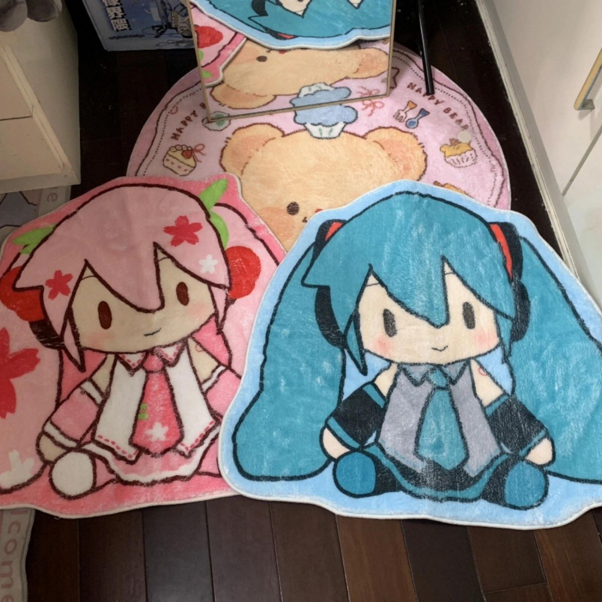 Kawaii Hatsune Miku Rug Anime  - Home Goods Bathroom Accessories 评论和价格