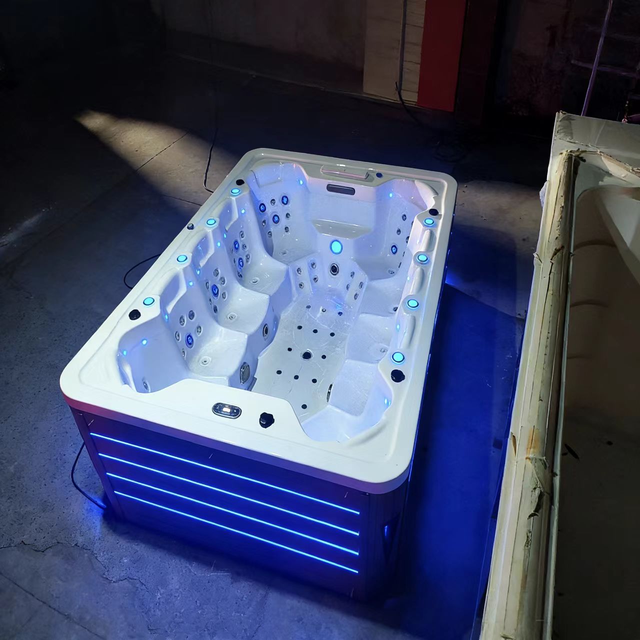 Hot Tub,5‑10 Persons Whirlpool - Home Bathroom Jacuzzi 评论和价格