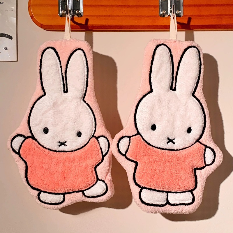 Miffy Rabbit Hand Towel Cute F - Home Goods Bathroom Accessories 评论和价格