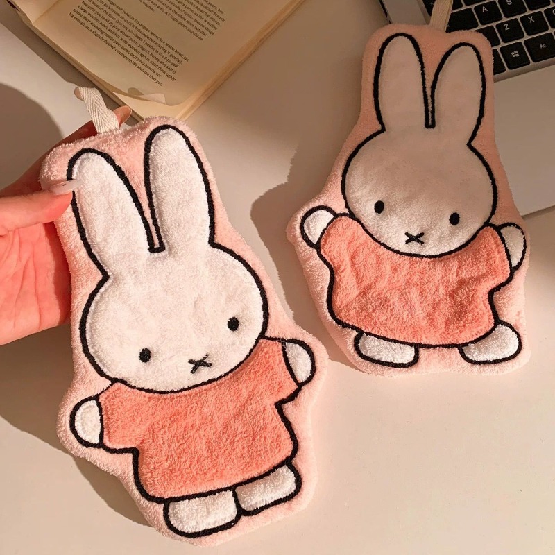 Miffy Rabbit Hand Towel Cute F - Home Goods Bathroom Accessories 评论和价格