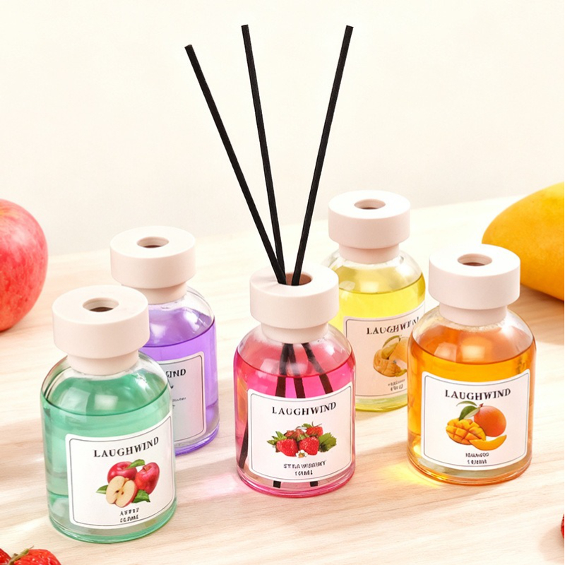 Fruit Scent Flameless Reed Dif - Home Bathroom Freshener 评论和价格
