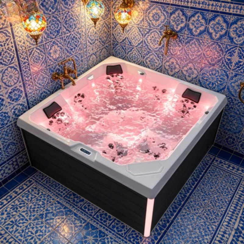 4 Person Outdoor Whirlpool Spa - Home Bathroom Jacuzzi 评论和价格