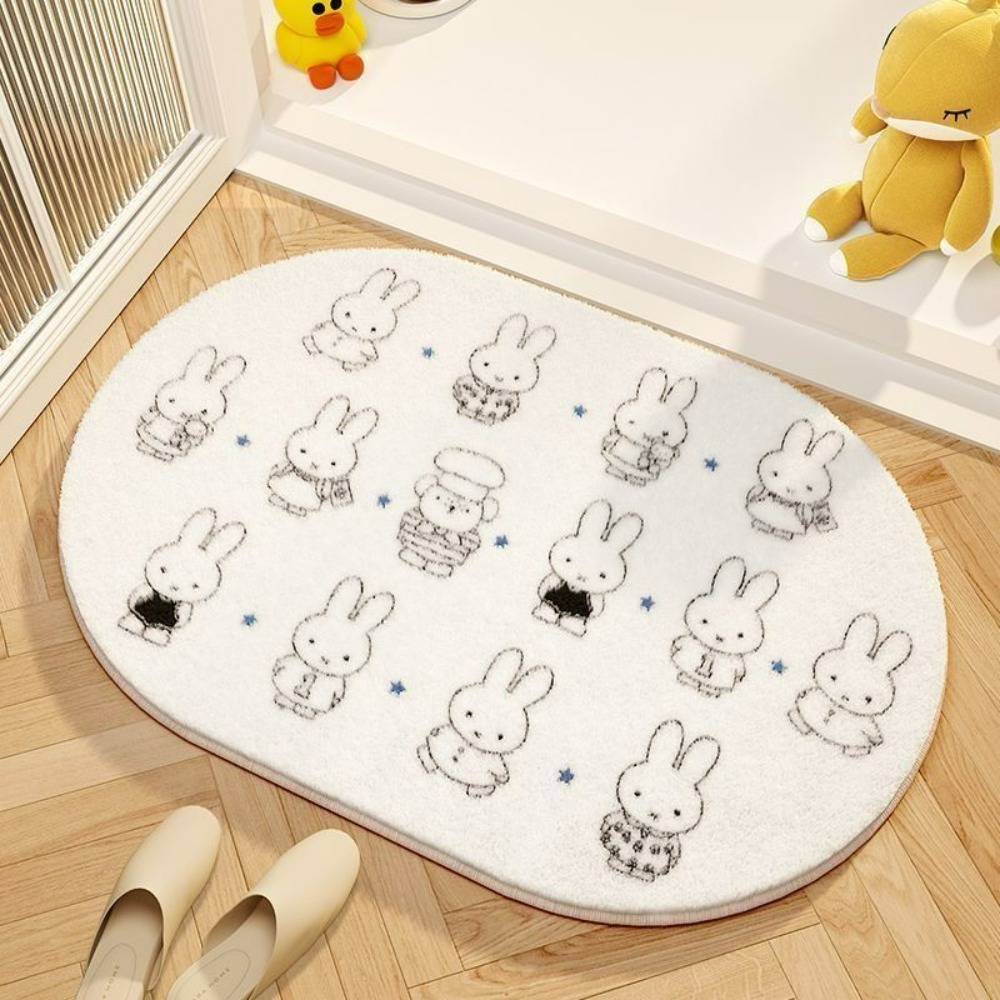 Miffy Cartoon Floor Mat Soft I - Home Goods Bathroom Accessories 评论和价格
