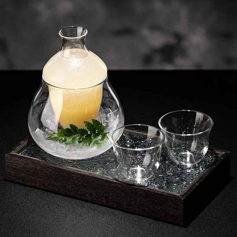 Japanese Ice Wine Pot,Creative - Yamazaki Home Bathroom Storage 评论和价格