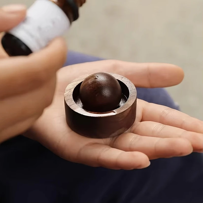 Wooden Ball Essential Oil Diff - Home Bathroom Freshener 评论和价格