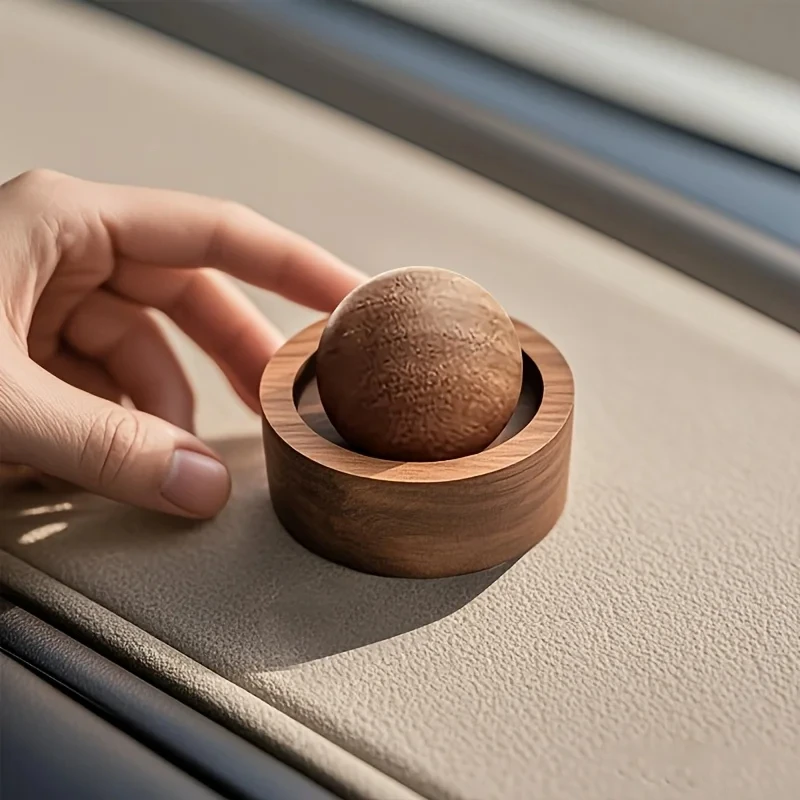 Wooden Ball Essential Oil Diff - Home Bathroom Freshener 评论和价格