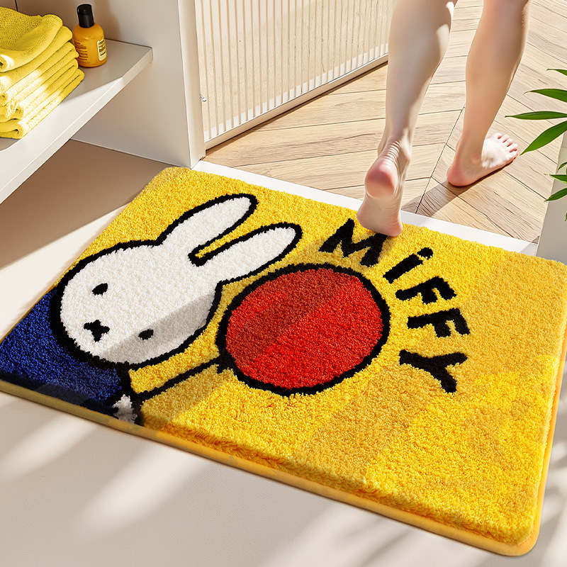 Kawaii Miffy Floor Mat Cartoon - Home Goods Bathroom Accessories 评论和价格