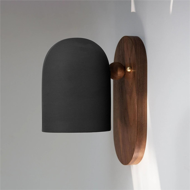Modern Wabi Sabi walnut wall l - Japanese Home Bathroom Design 评论和价格