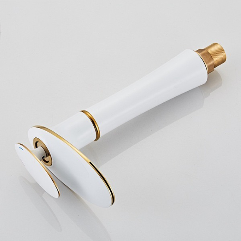 White/Black Gold Waterfall Bas - Home Hardware Bathroom Faucets 评论和价格