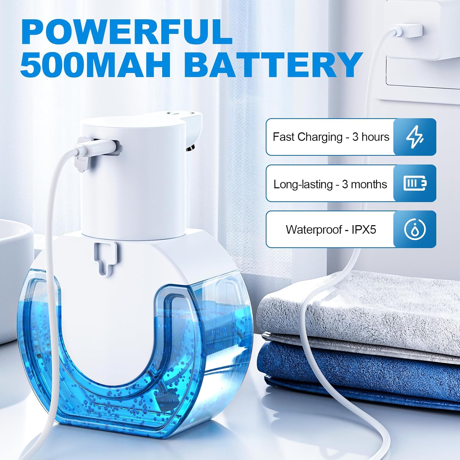 420ML Large Capacity Touchless - Soap Dispenser Pump 评论和价格