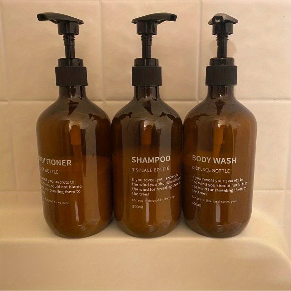 3pcs Waterproof Shampoo Condit - Soap Dispenser Pump 评论和价格