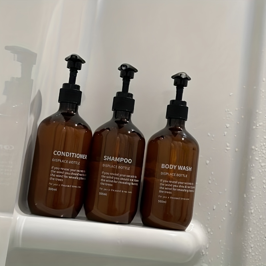 3pcs Waterproof Shampoo Condit - Soap Dispenser Pump 评论和价格
