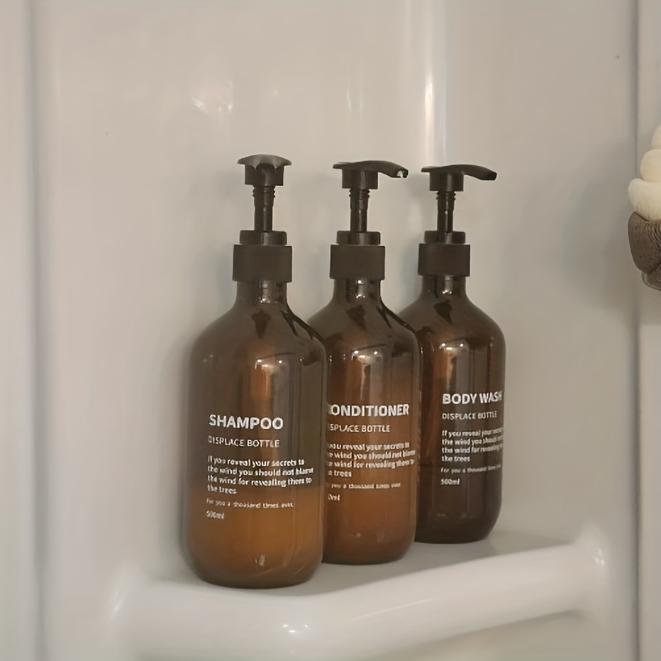 3pcs Waterproof Shampoo Condit - Soap Dispenser Pump 评论和价格