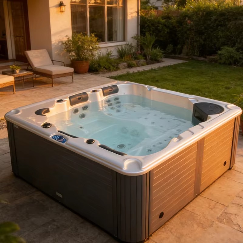 For Villa Garden Hot Tub Whirl - Home Bathroom Jacuzzi 评论和价格