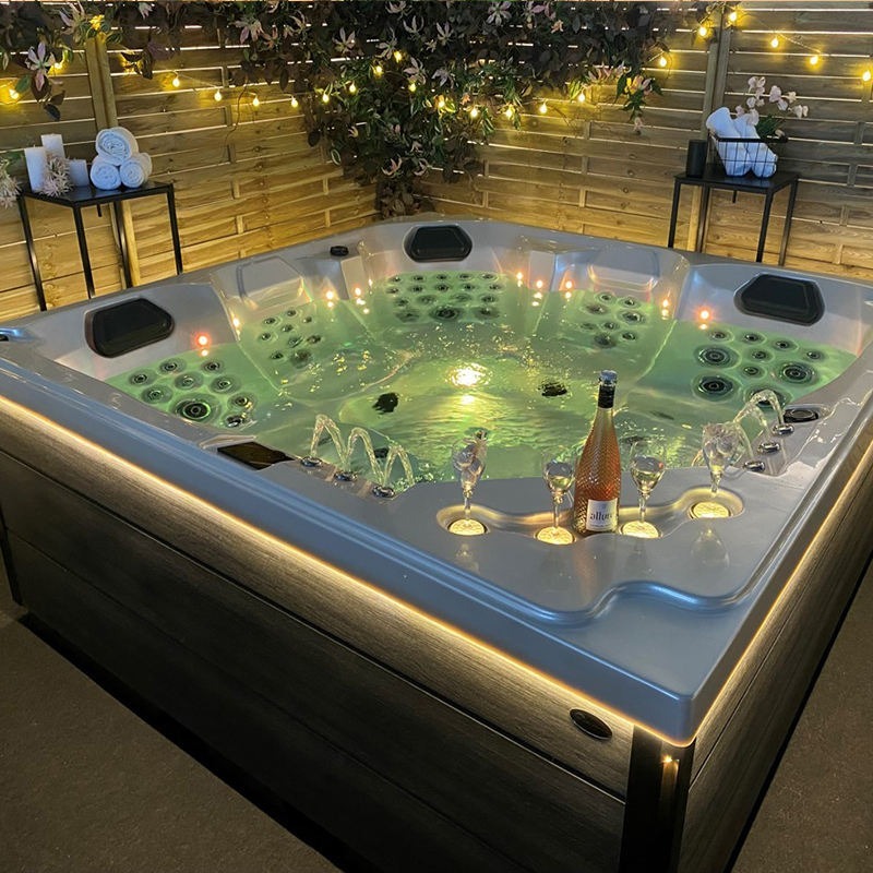 For Villa Garden Hot Tub Whirl - Home Bathroom Jacuzzi 评论和价格