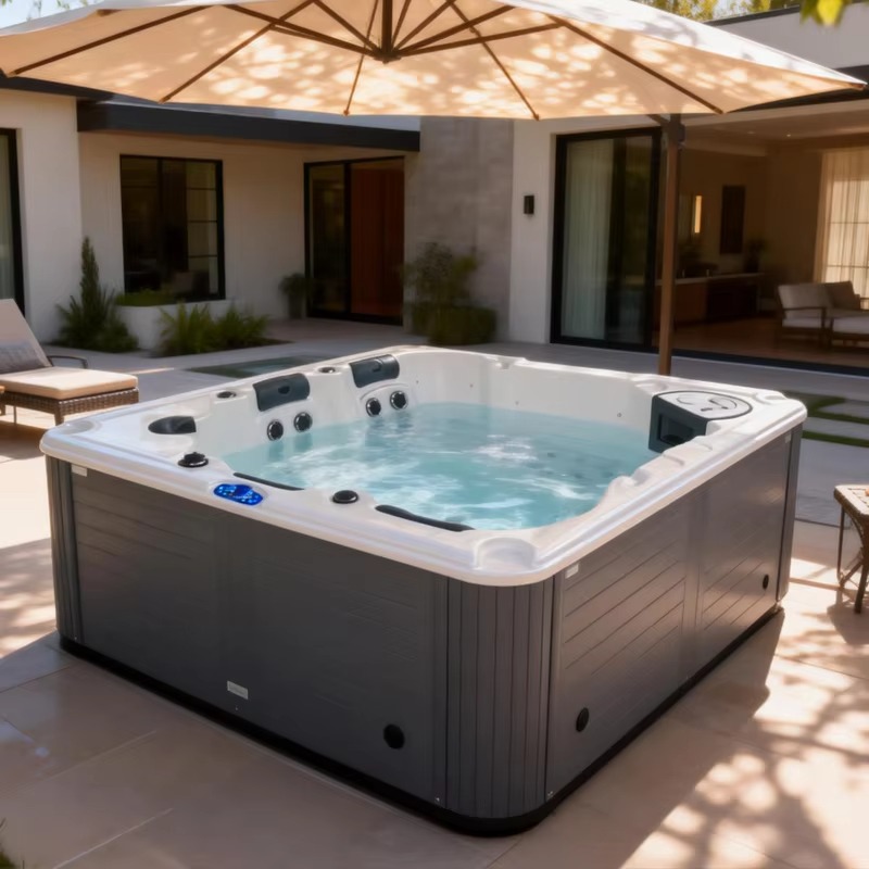 For Villa Garden Hot Tub Whirl - Home Bathroom Jacuzzi 评论和价格