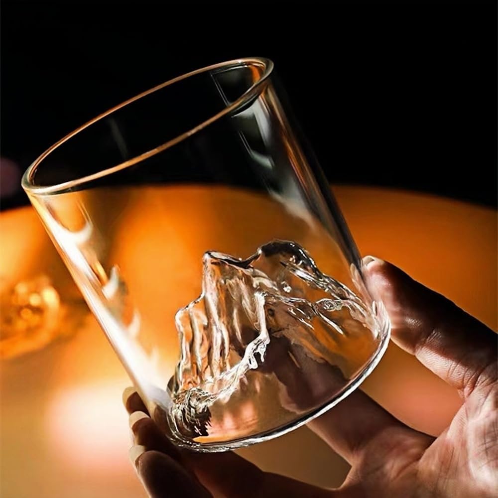 Snow Mountain Whiskey Glass Cr - Yamazaki Home Bathroom Storage 评论和价格