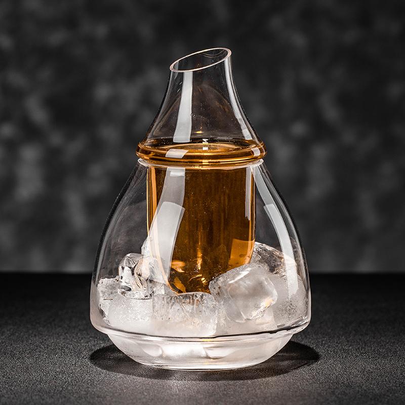 Crystal Wine Bottle Set Red Wi - Yamazaki Home Bathroom Storage 评论和价格