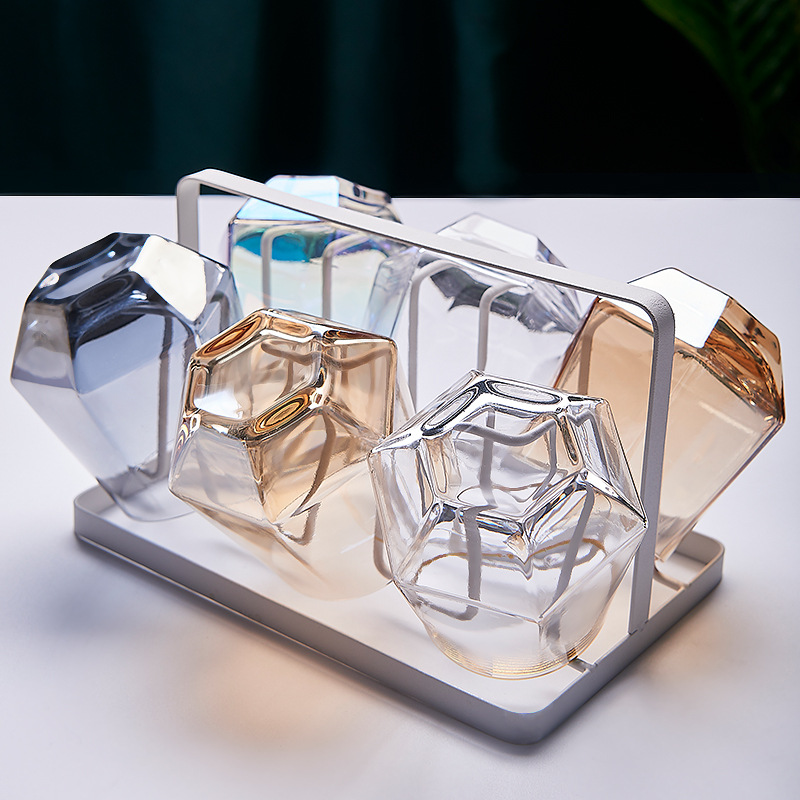 2pcs/1pcs Hexagonal Glass Gift - Yamazaki Home Bathroom Storage 评论和价格