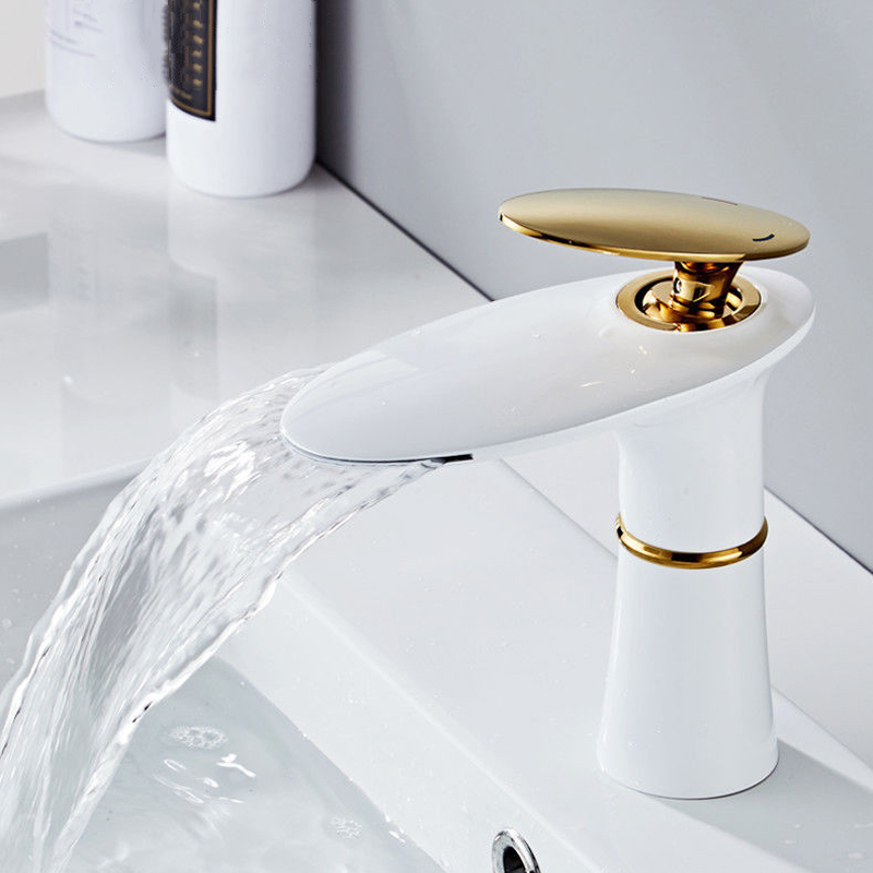 Waterfall Basin Faucet White G - Home Hardware Bathroom Faucets 评论和价格