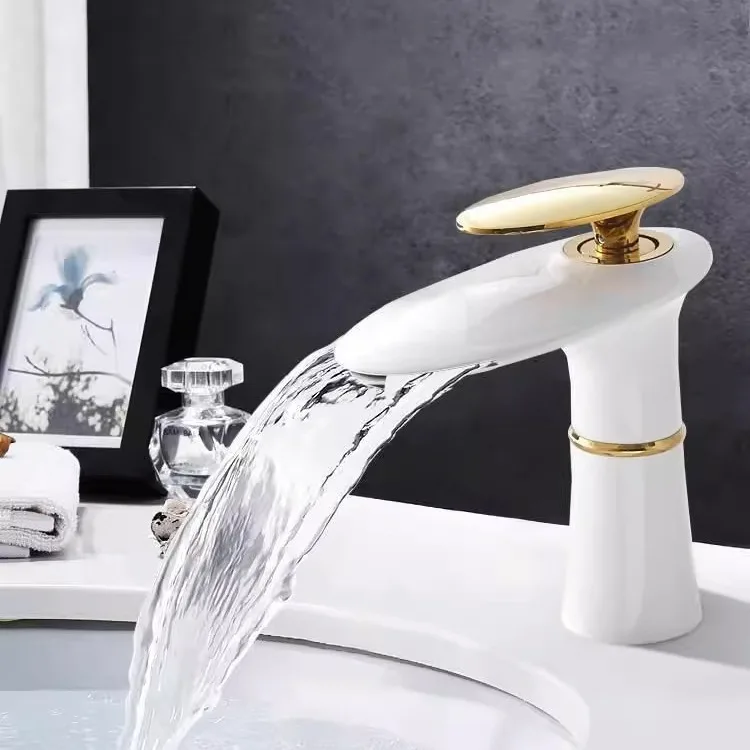 Waterfall Basin Faucet White G - Home Hardware Bathroom Faucets 评论和价格