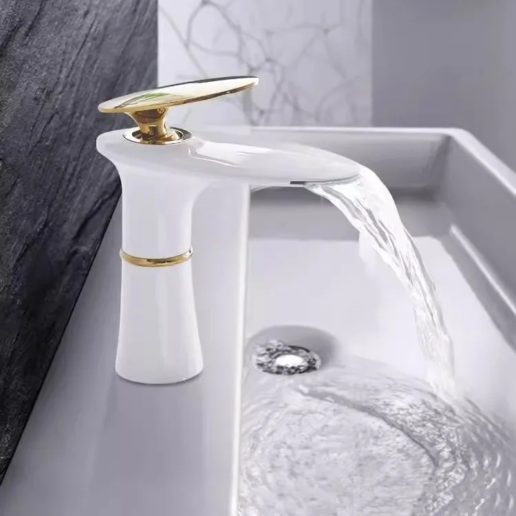 Waterfall Basin Faucet White G - Home Hardware Bathroom Faucets 评论和价格