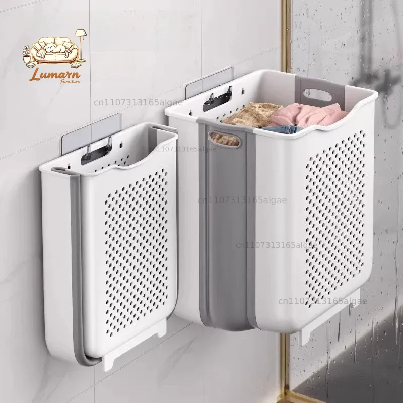Foldable Wall-Mounted Dirty La - Japanese Home Bathroom Design 评论和价格