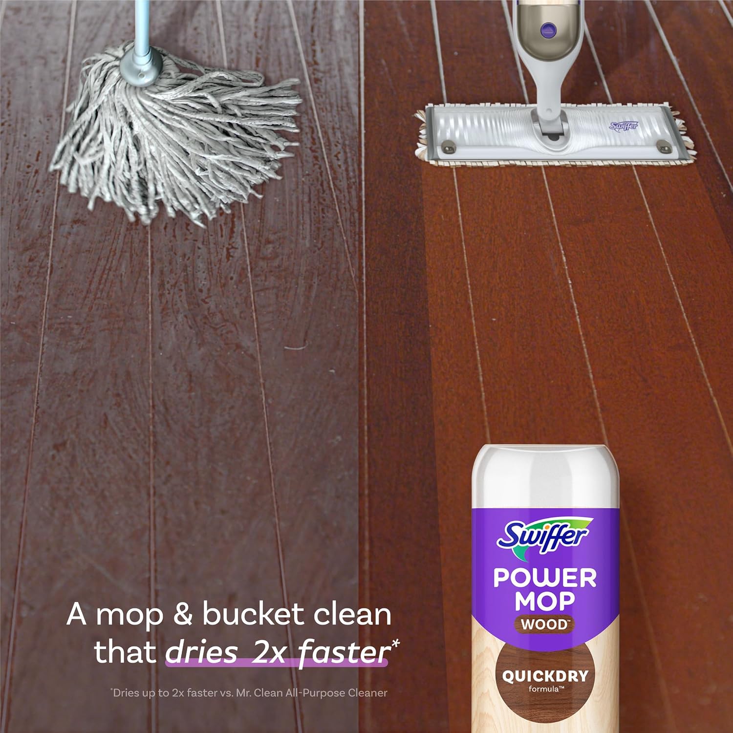 Swiffer Power Mop Wood Refill  - Home Bathroom Cleaning Solution 评论和价格